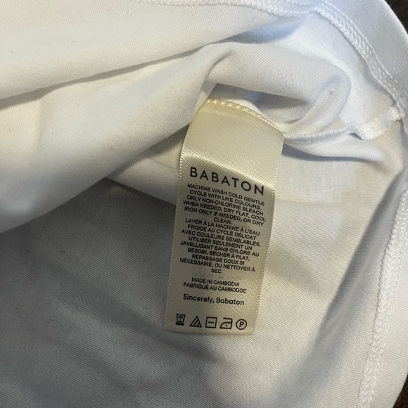 Babaton shoulderpad muscle tshirt, size XXS, NWT - Picture 4 of 4